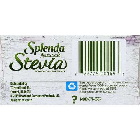 Splenda Splenda Naturals Stevia 80 Count 5.6 oz., PK12 SP06710080